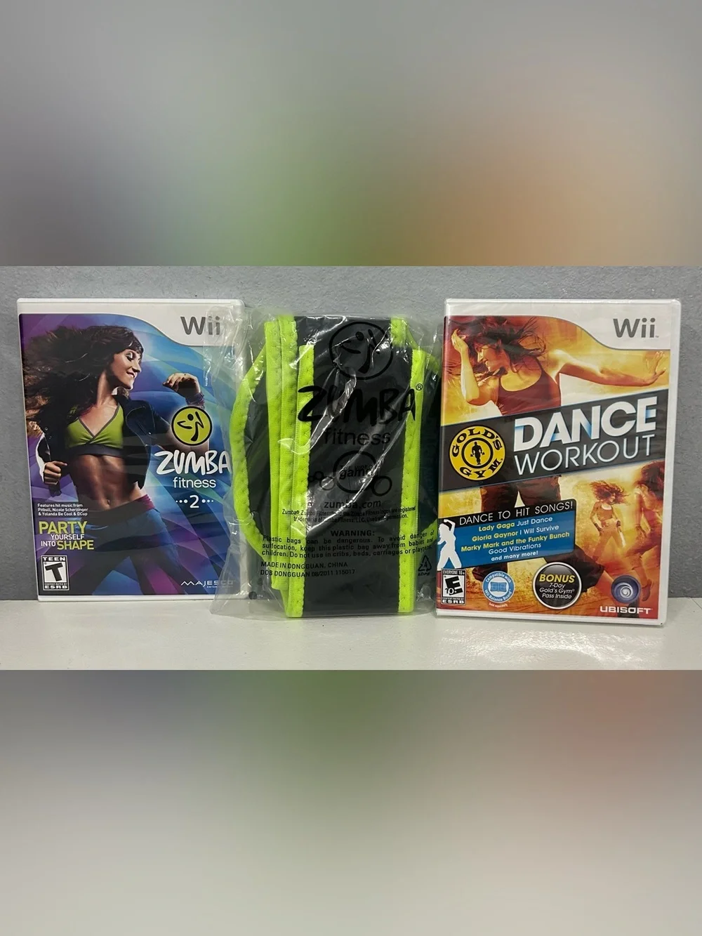 Nintendo Wii Dance Game And Waist Belt Bundle Zumba Dance Workout